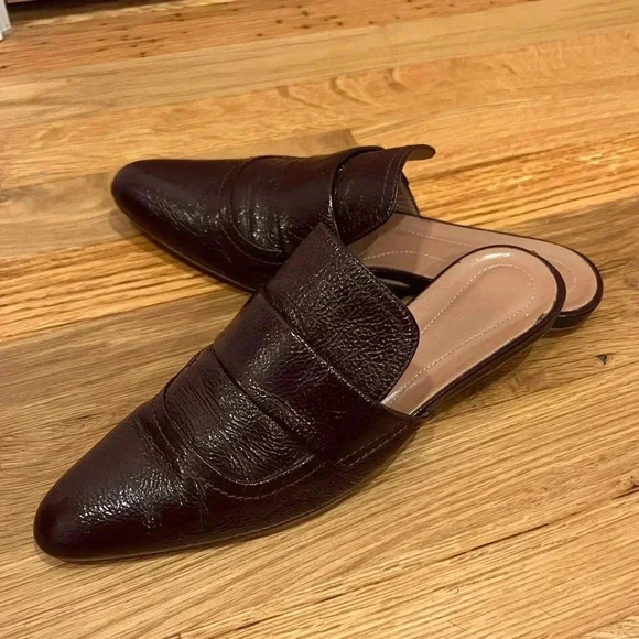 MARNI - Leather Mules Burgandy/Wine - Size 38 - Picture 2 of 7